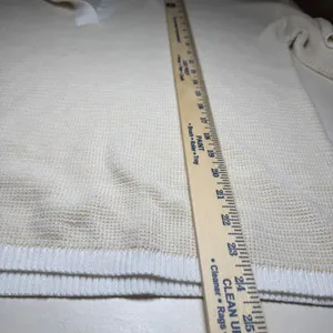 Lightweight‎ Knit 2 Piece Polo Top and Shorts Set Cream White Loungewear/ Resort thumbnail 8