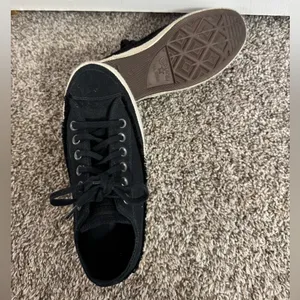 Converse All Star Espadrille Platform Shoes Size 6 in Black thumbnail 2