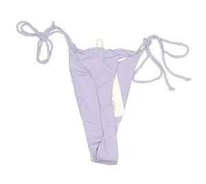 Riot Swim - Ila Thong Bottom - Wisteria Purple - Size L - New With Tags thumbnail 1