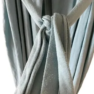 Națori Light Blue Soft Casual Loungewear Women’s Robe Tie Pockets SZ S # 1756 thumbnail 2