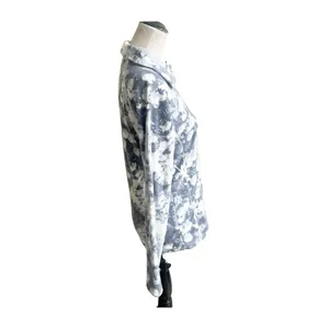 Columbia Active Fit Artic Air Fleece NWT Flannel Pullover Size Medium Grey Camo thumbnail 3