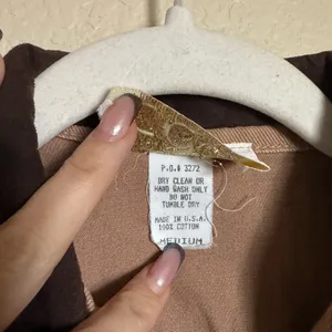 Vintage‎ Y2K Cache Western Denim Vest Sz M in Brown Multi Color thumbnail 3