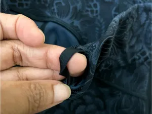 Lululemon Black and Navy Floral Print Legging thumbnail 4