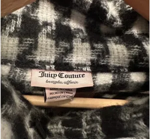 Juicy Couture poncho houndstooth thumbnail 4