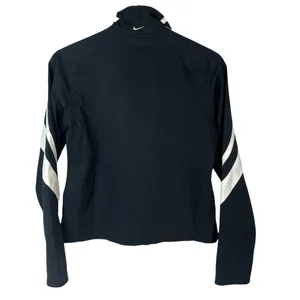 Nike Y2K Black &‎ White Track Athletic Jacket S thumbnail 2