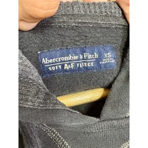 Abercrombie & Fitch Soft AF A&F Fleece Black Pullover Hoodie Top Womens Size XS thumbnail 4