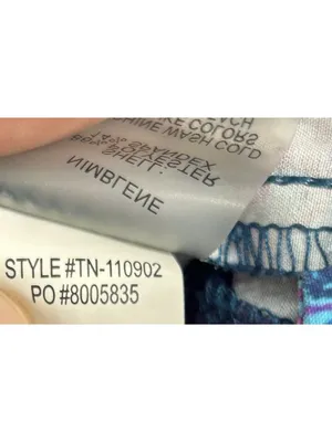 Title Nine Nimblene Shorts Womens 8 Blue Paisley 5” Inseam Quick Dry Stretch thumbnail 7