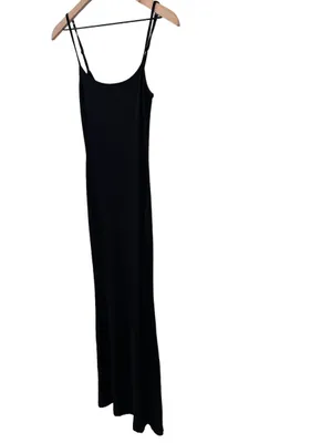 SKIMS Soft Long Slipdress ONYX Medium NWT thumbnail 9