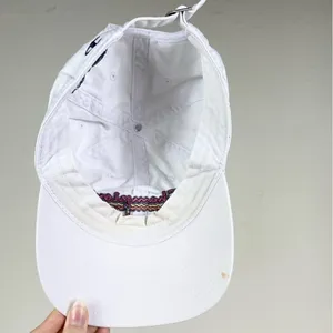 Champion White Spellout Baseball Cap Hat thumbnail 3