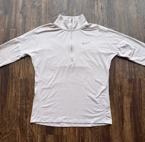 Nike Women’s Pink Dry Fit Element Quarter Zip Running Long Sleeve Top - Size XS thumbnail 1