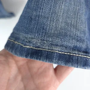 Wrangler Rock 47 Ultra Low Rise Embellished Flare Jeans Size 5x36‎ WHX65MG thumbnail 13