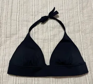 90s Victoria’s Secret Black Halter Bikini Top thumbnail 1