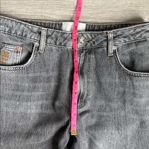 One teaspoon Jackson Mid Waist Wide Leg Denim Jeans - Charcoal Black 27 thumbnail 8