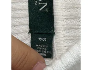 Lauren Ralph Lauren S White Ribbed Turtleneck Sweater thumbnail 7