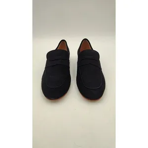 Quince Black Suede Penny Loafers thumbnail 2