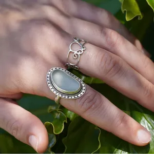 Waves Sterling Silver Ring Size 8 thumbnail 5