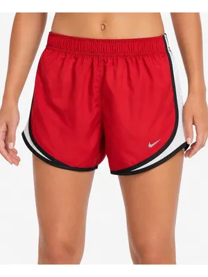 Nike Red Running Shorts XS Lined Mesh Sides Elastic Drawstring 25x3 in thumbnail 1