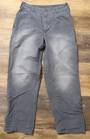 Free People High Rise Acid Wash Utility Pants Size 2 Grey Roll Tab OB1962140 thumbnail 1