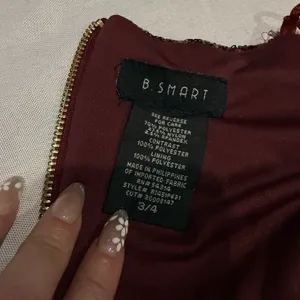 B. SMART Burgundy Sequin Prom Jumpsuit Off-The-Shoulder Sweetheart Gala Size 3/4 thumbnail 10