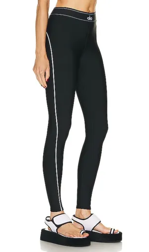 Alo Airlift High-Waist Suit Up Legging Black/White XXS thumbnail 3
