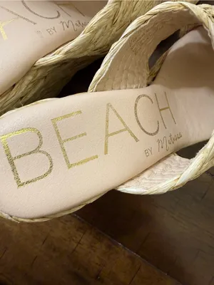 Beach by Matisse Raffia Crisscross Wedge Sandals size 6 thumbnail 8