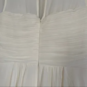 𝅺NWT LULU’S Some Type of Sway Cream Maxi Dress M thumbnail 10