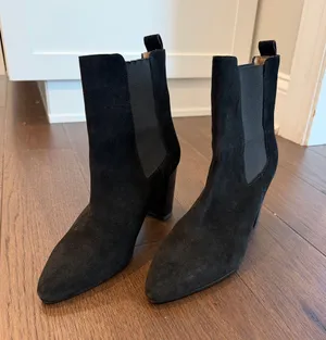 Antonio de Falia Debora Black Boots Size 39 - C36-216 thumbnail 1