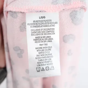 Cuddl Duds Sleepshirt Womens Large Light Pink Leopard Print Stretch Curved Hem thumbnail 3