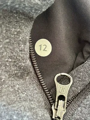 Lululemon Charcoal Gray Full-Zip Hoodie, 12 thumbnail 7