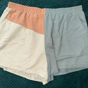 SHEIN Two-Toned Colored Shorts thumbnail 1