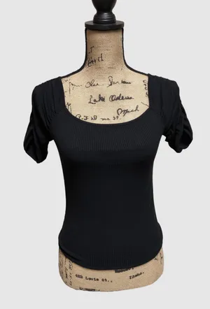 FREE PEOPLE Black Top thumbnail 1