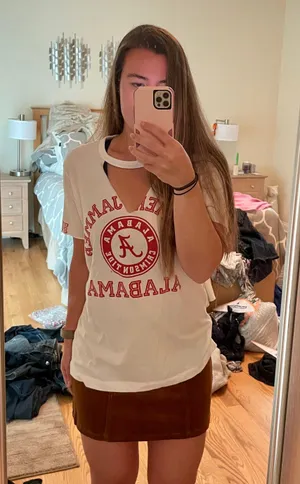 Victoria's Secret PINK University Of Alabama Mock Neck Top thumbnail 3