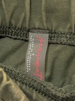 Free People Movement Hot Shot Baggy Pants Olive Army Green Size Small EUC thumbnail 3