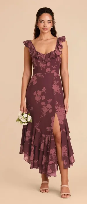 Birdy Grey chiffon Ginny Dress thumbnail 1