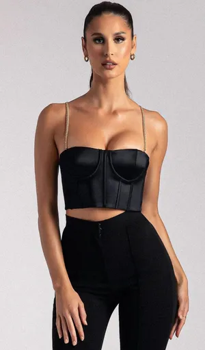 Forever 21 Corset Crop Top thumbnail 1