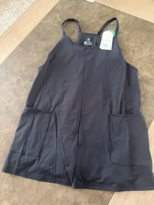NEW Black Breezy-Comfort Mini Maternity Dress Romper thumbnail 5