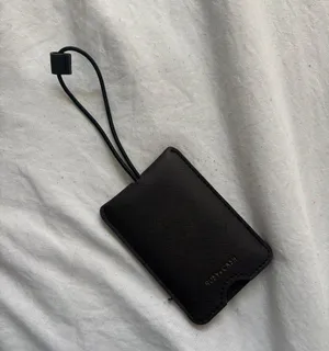 Brown Leather Luggage Tag thumbnail 4
