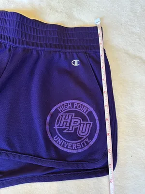 High Point University Gray Tee + Black Adidas Tee + Purple HPU Shorts Set Sz M thumbnail 10