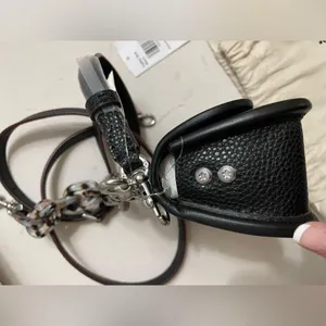 NWT Coach Coachtopia Leather Micro Wavy Dinky Bag n Black thumbnail 16
