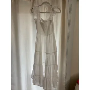 EILEEN WEST Grace Swiss Dot Smocked Cotton Lawn Dress Ruffle Sleeve Size Large‎ thumbnail 3