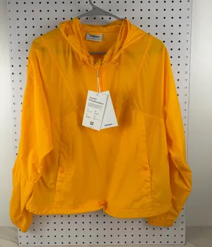 Halfdays Joyner Windbreaker Women’s Medium Zinnia Orange NWT thumbnail 1