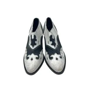 Matisse Steely Leather Ankle Boot White & Black‎ Size 8.5 thumbnail 2