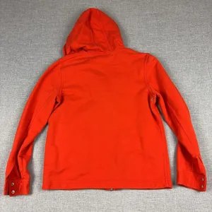 Lauren Ralph Lauren Jacket Womens Small Red Cotton Hooded Full Zip Pockets thumbnail 7