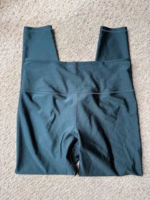 ATHLETA Elation Sheen Tight High-Waist Forest Green Active Leggings thumbnail 10