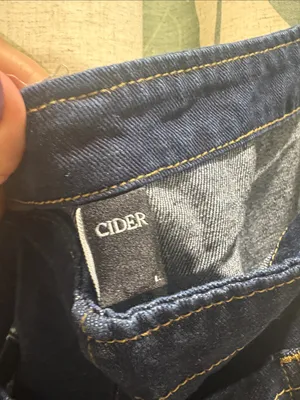 Cider Dark Blue Denim Overalls thumbnail 3
