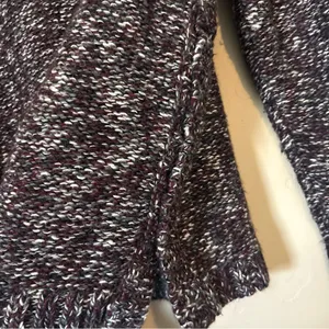 Madewell Firelight Pullover Wool Alpaca Marled Cable Knit Sweater Sz Large thumbnail 7