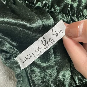 Lucy in the Sky Emerald Green Ruched Satin Mini Dress Sz Large‎ Party Homecoming thumbnail 5