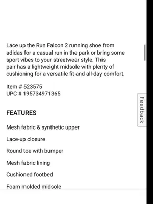 Adidas Run Falcon 2 Trainers thumbnail 4