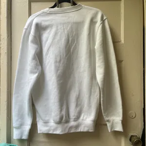 Peanuts Snoopy White Crew Neck Sweater S Halloween Boo Crew Witchy Pumpkin Patch thumbnail 5