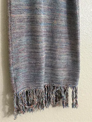 Future Collective Alani Noelle Multicolor Knit Fringe Hem Boho Dress Size Small thumbnail 9